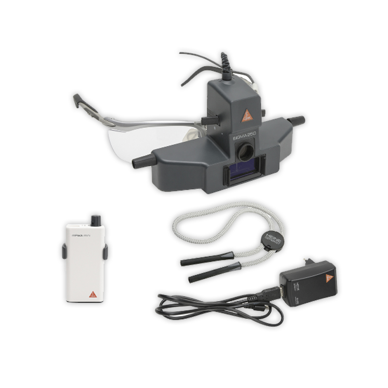 Набор Heine офтальмоскоп Sigma 250 M2 LED; оправа S-Frame; аккумулятор mPack mini, C-008.33.346