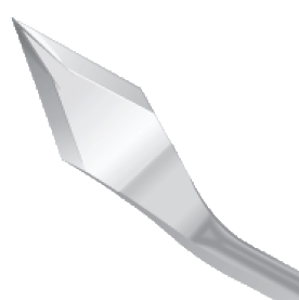 Нож-кератом Sidapharm Slit  изогнутый, 3.0 мм