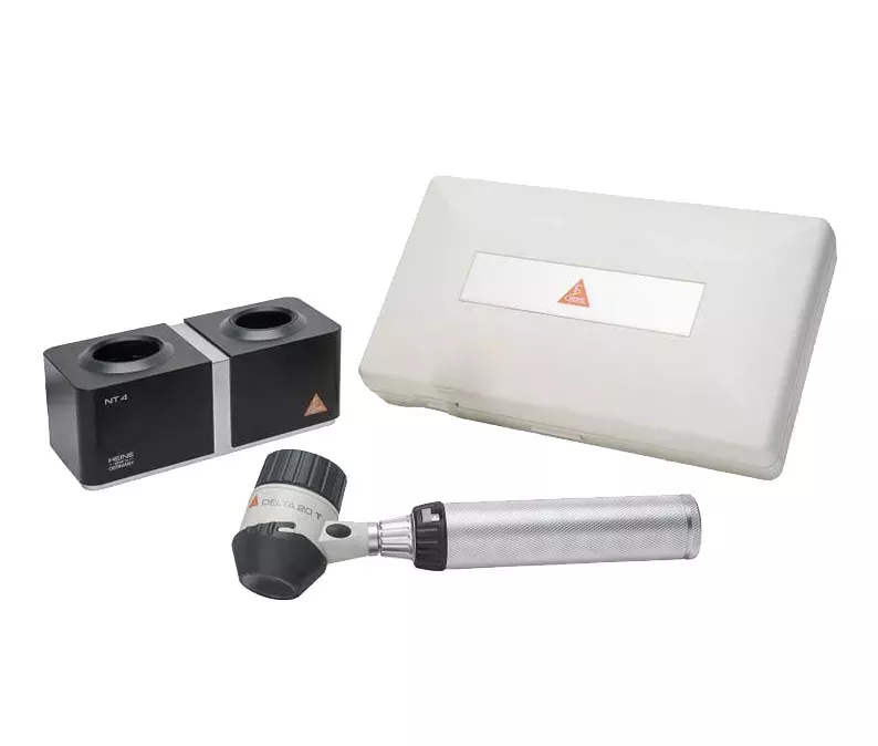 Дерматоскоп Heine DELTA 20T; рукоятка BETA 4 NT; зарядное устройство NT4; кейс транспортировочный, арт. K-262.24.420