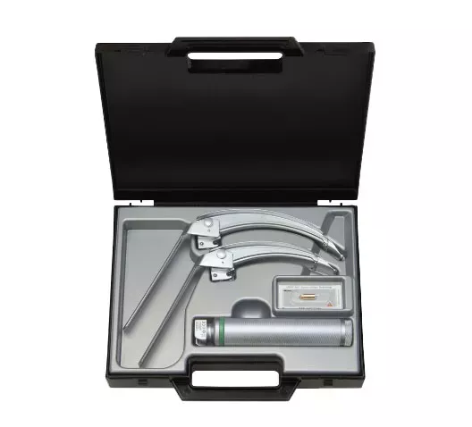 Клинки ларингоскопа Flextip 2,5 В XHL; рукоятка Standard F.O. батареечная; транспортировочный кейс, арт. F-230.10.860