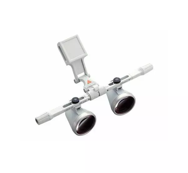 Лупа бинокулярная HEINE HR 2,5х-520 с креплением i-View для шлема Professional L без защитного щитка, арт. C-000.32.735