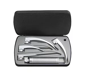 Клинки ларингоскопа 2,5 В LED; рукоятка Standard F.O. EasyClean батареечная; транспортировочный кейс, арт. F-120.18.820