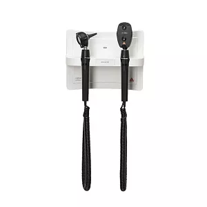 Настенный трансформатор HEINE EN 200; отоскоп HEINE K 180 3.5 XHL F.O.; офтальмоскоп HEINE K 180 3.5 XHL; рукоятка BETA x2; адаптер сетевой для рукояток, арт. A-095.12.220