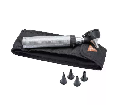 Отоскоп HEINE K 180 2.5 XHL F.O. (голова); рукоятка BETA 2,5 В батареечная; воронки; чехол, арт. B-181.10.118