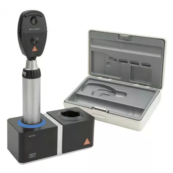 Офтальмоскоп Heine BETA 200 S LED; рукоятка BETA 4 NT; зарядное устройство 4NT, арт. C-261.24.420