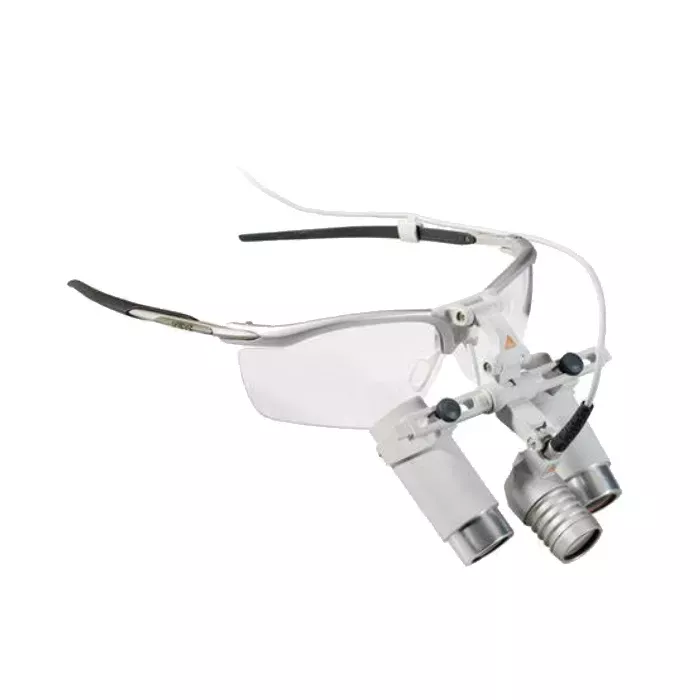 Осветитель налобный HEINE LED LoupeLight с лупой бинокулярной HRP 4x-340, арт. C-008.32.454