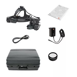 Набор HEINE непрямой офтальмоскоп OMEGA 500 LED; видеокамера DV1; блок mPack UNPLUGGED; трансформатор; принадлежности, арт. C-176.41.670