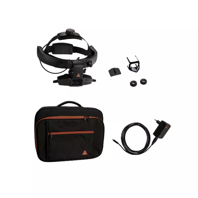 Набор HEINE непрямой офтальмоскоп Omega 600 LED; окуляры; сетевой адаптер E4-USBC; обучающее зеркало TM2; транспортировочный кейс, С-008.33.614