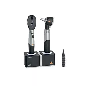 Отоскоп HEINE Mini 3000 XHL F.O.; офтальмоскоп HEINE Mini 3000 XHL; зарядный блок mini NT; рукоятка Mini 3000 x2 перезаряжаемая; воронки, арт. D-859.11.022