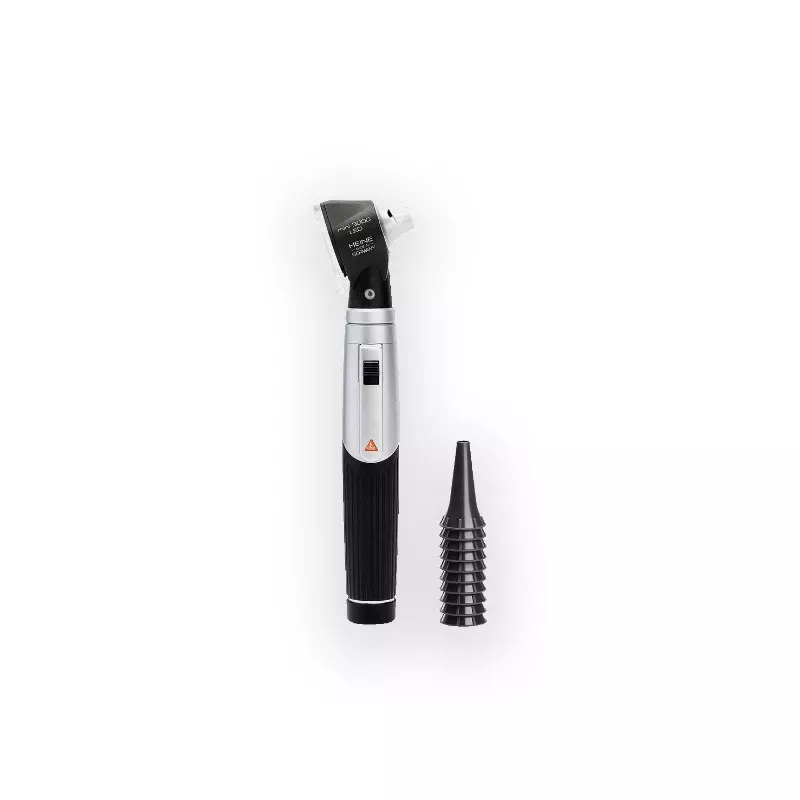 Отоскоп HEINE Mini 3000 LED (голова); рукоятка Mini 3000 батареечная; воронки, арт. D-008.70.210