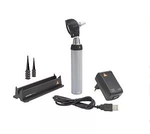 Отоскоп HEINE K 180 3.5 XHL F.O. (голова); рукоятка BETA 4 USB; воронки, арт. B-012.27.388
