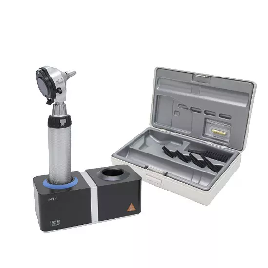 Отоскоп HEINE BETA 400 3.5 LED F.O. (голова); рукоятка BETA 4 NT; воронки; транспортировочный кейс, арт. B-143.24.420