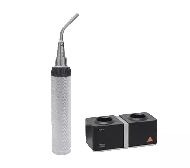 Трансиллюминатор Heine Finoff XHL 3,5 В (голова); рукоятка BETA 4 NT, арт. C-019.23.396