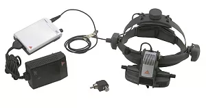 Набор HEINE непрямой офтальмоскоп Omega 500 LED; реостат HC 50 L; блок mPack; трансформатор, арт. C-008.33.533