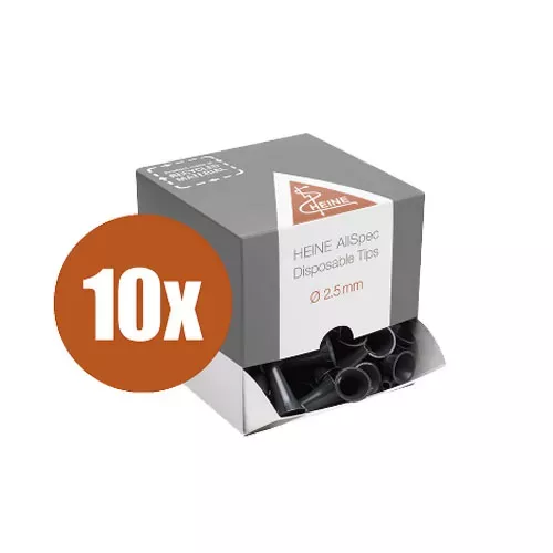 Воронка ушная одноразовая Heine Tip 2,5 мм 250 шт*10 уп, арт. B-000.11.151