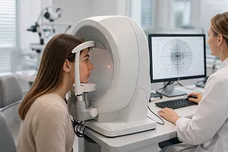 Способы определения поля зрения с помощью компьютерного периметра