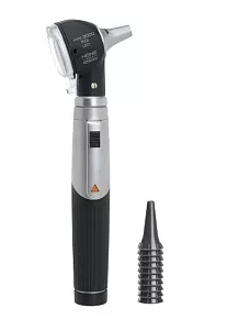 Отоскоп HEINE Mini 3000 LED F.O. (голова); рукоятка Mini 3000 батареечная; воронки, арт. D-008.70.110