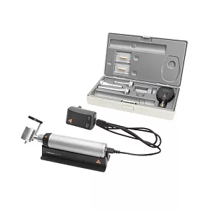 Отоскоп ветеринарный HEINE G100 3,5 В XHL; офтальмоскоп HEINE BETA 200 3.5 XHL; рукоятка BETA 4 USB; воронки; транспортировочный кейс, арт. G-148.27.388