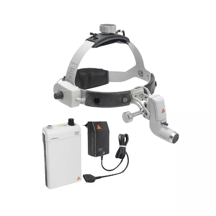 Осветитель налобный HEINE ML4 LED с блоком заряжаемым mPack, арт. J-008.31.413