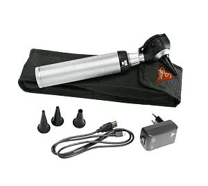 Отоскоп HEINE K 180 3.5 XHL F.O. (голова); рукоятка BETA 4 USB; воронки; чехол, арт. B-181.27.388