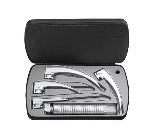 Клинки ларингоскопа 2,5 В LED; рукоятка Standard F.O. EasyClean батареечная; транспортировочный кейс, арт. F-120.18.820