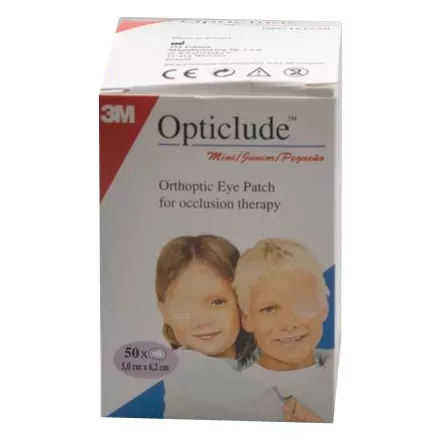 3M Opticlude Mini 1537 - глазные клеящиеся повязки