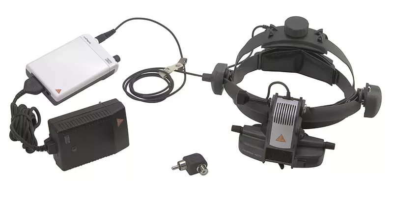 Набор HEINE непрямой офтальмоскоп Omega 500 LED; реостат HC 50 L; блок mPack; трансформатор, арт. C-008.33.533