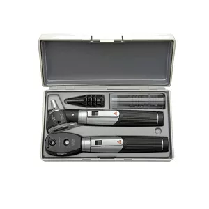 Отоскоп HEINE Mini 3000 XHL; офтальмоскоп HEINE Mini 3000 XHL; рукоятка Mini 3000 x2 батареечная; воронки; кейс, арт. D-873.21.021