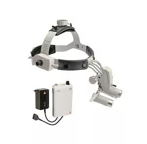 Осветитель налобный HEINE ML4 LED; лупа бинокулярная HRP 3.5x-420; шлем Professional L; заряжаемый блок mPack; сетевой адаптер, арт. J-008.31.454