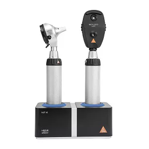 Отоскоп HEINE BETA 400 3.5 LED F.O.; офтальмоскоп HEINE BETA 200 3.5 LED; рукоятка BETA 4 NT х2; воронки, арт. A-153.24.422